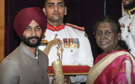 Para archer Harvinder Singh and former footballer IM Vijayan awarded Padma Shri Award 2025