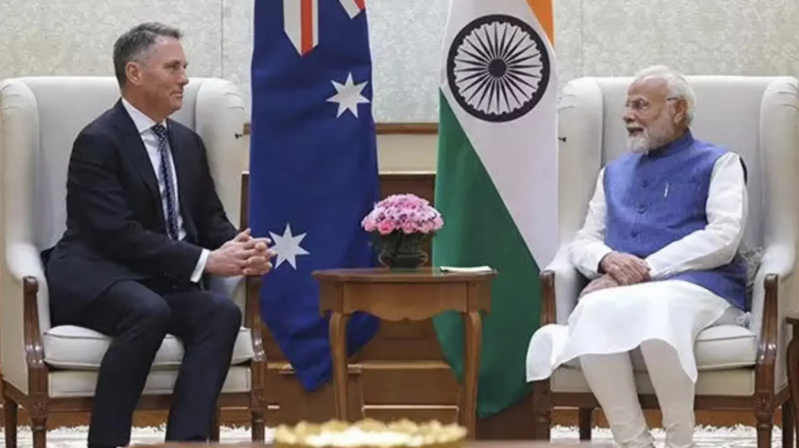 PM Modi meets Australia's Deputy PM, who supported India in the fight against terrorism