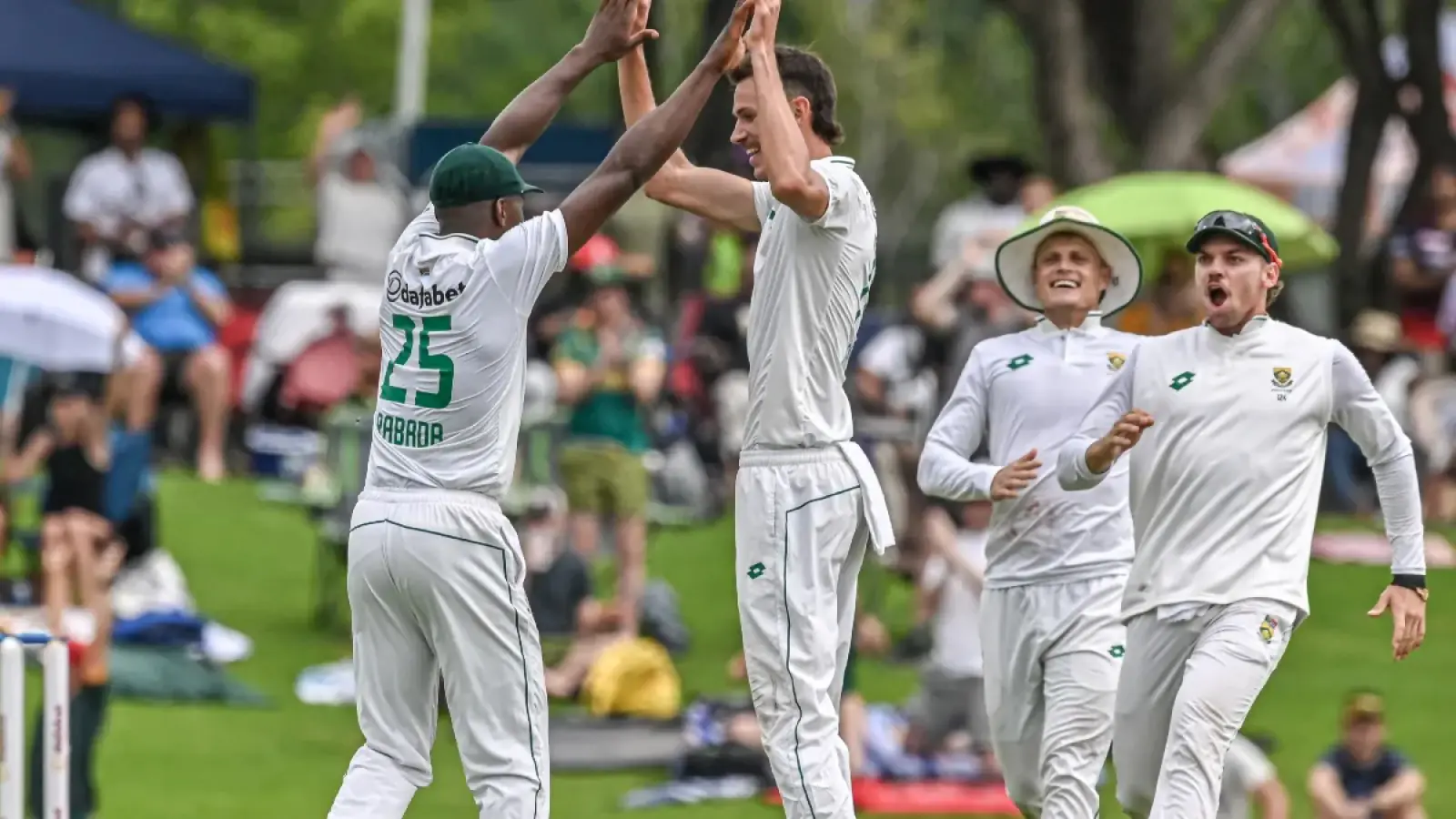 Rabada and Jansen wreaked havoc at Lord's, Australia's first innings were all out for just 212