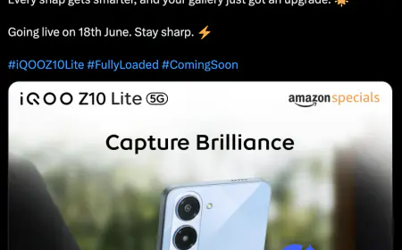 iQOO Z10 Lite 5G will get 6,000mAh battery, will be launched in India on June 18