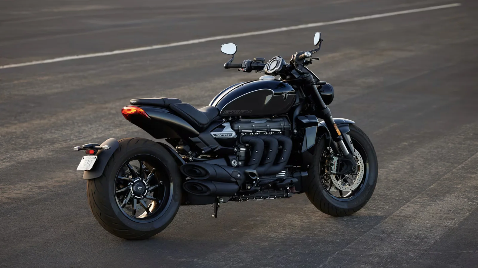 Global debut of the new Triumph Rocket 3 Storm series, the bike with the world's largest engine