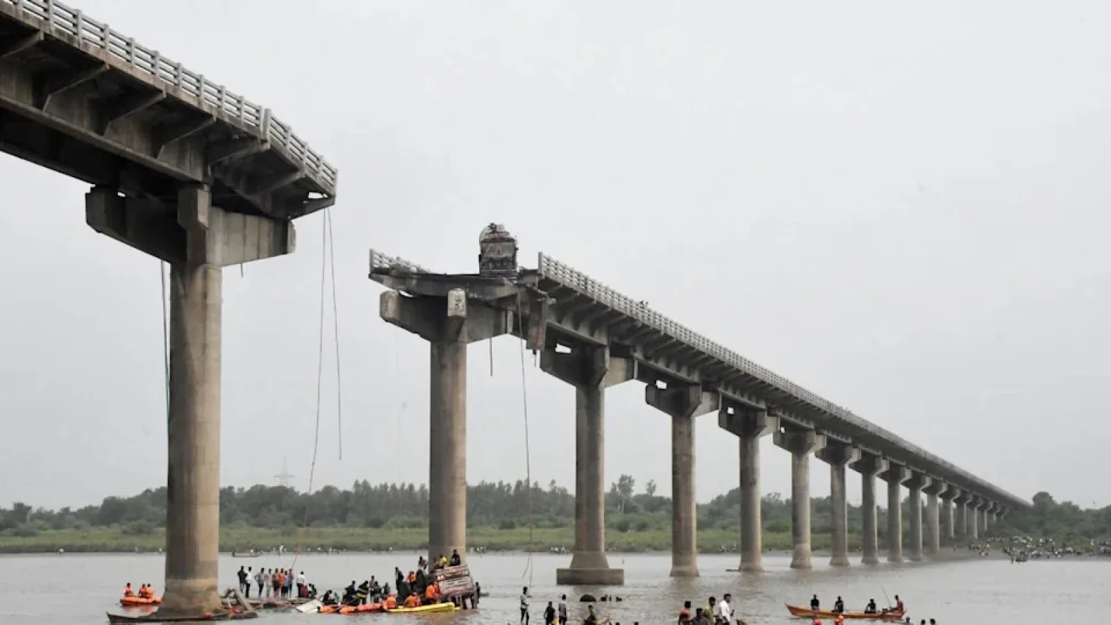 'Complained about the bridge three years ago', activist reveals in Vadodara bridge accident