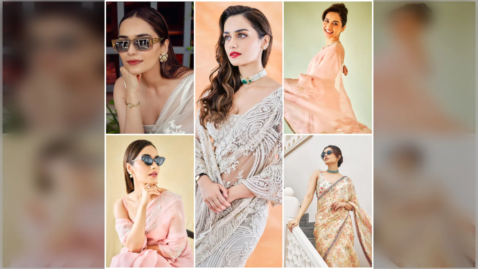 Manushi Chhillar’s Saree-Sunglasses Looks Redefine Indian Fashion