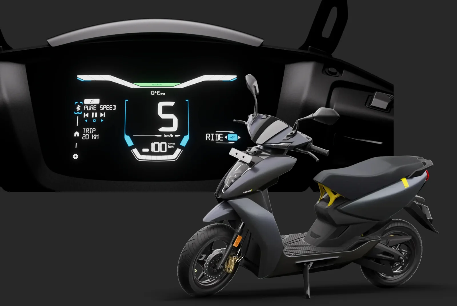 Ather 450S new variant launched with bigger battery, will give 161km range in a single charge