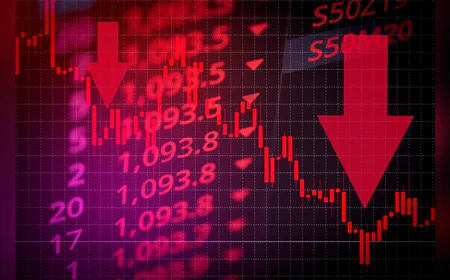 Market closed in red; Sensex fell 375 points, Nifty also slipped