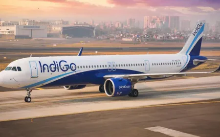 Indigo Flight carrying 140 passengers, gear failed; emergency landing at Indore airport