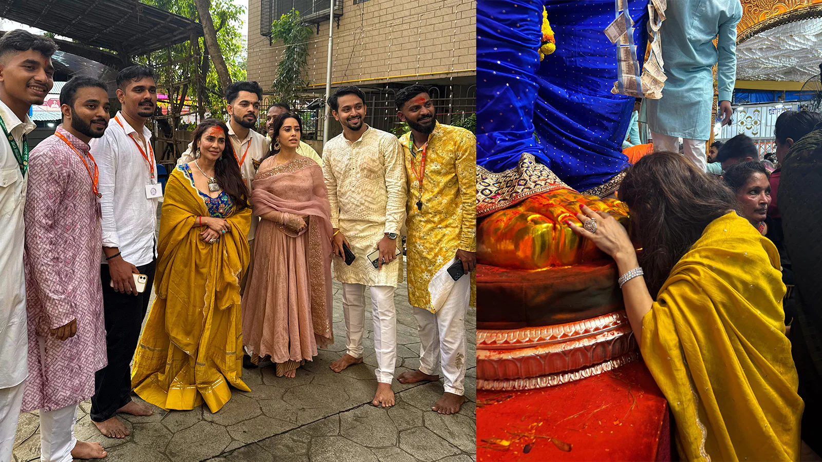 Nikita Rawal, Nushrratt Bharuccha Celebrate Ganesh Chaturthi