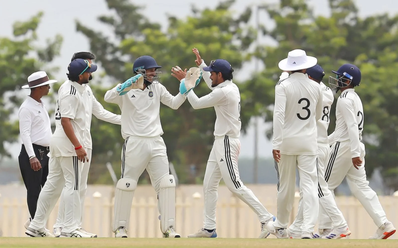 Central Zone Dominate Duleep Trophy Final; Rathod Unbeaten on 104