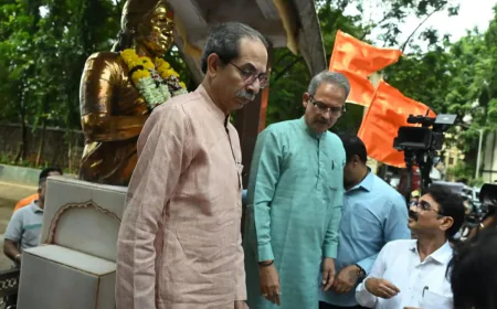 Uddhav, Raj Thackeray Condemn Desecration of Meenatai Statue; Police Make Arrest