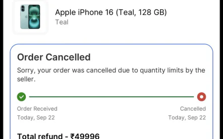Flipkart Faces Backlash as Customers Report Cancelled iPhone Orders During Sale