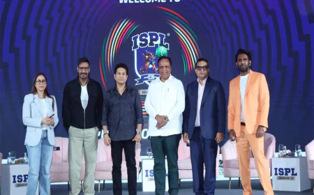 Sachin Tendulkar and Ajay Devgn Launch Indian Street Premier League Season 3