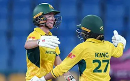 Beth Mooney and Alana King Create History With Record 106-Run Partnership for Ninth Wicket