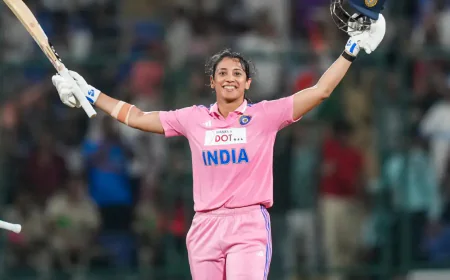 Smriti Mandhana Sets New ODI Record with 982 Runs in a Year, Breaks 26-Year-Old Mark