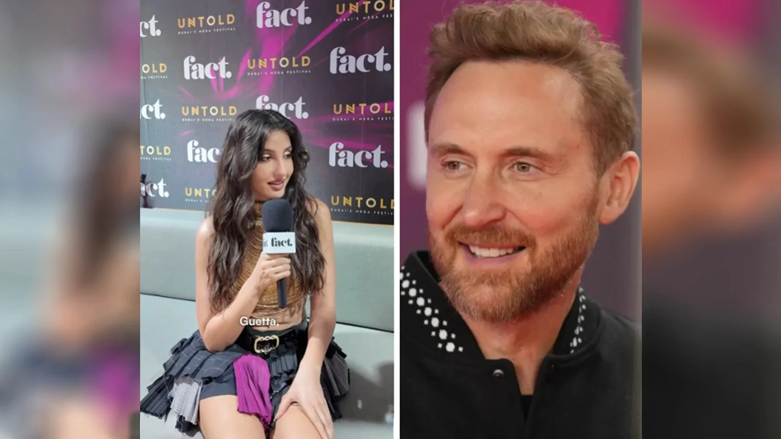 Did Nora Fatehi just hint at a collab with David Guetta? Will fans witness them share the Sunburn Festival stage this December?