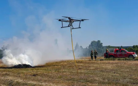 Breakthrough in Firefighting Tech: Drones That Track Smoke and Forecast Fire Direction