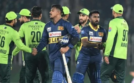 Sri Lanka to Continue Pakistan Tour; Revised ODI Schedule Announced After Suicide Attack