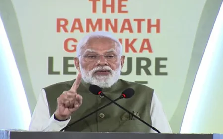 Modi at Ramnath Goenka Lecture: ‘Macaulay Destroyed Indian Education, We Must Undo the Damage’