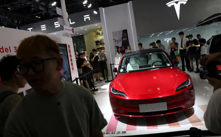 Tesla Faces Sharp Sales Decline in China as October Numbers Drop to Three-Year Low
