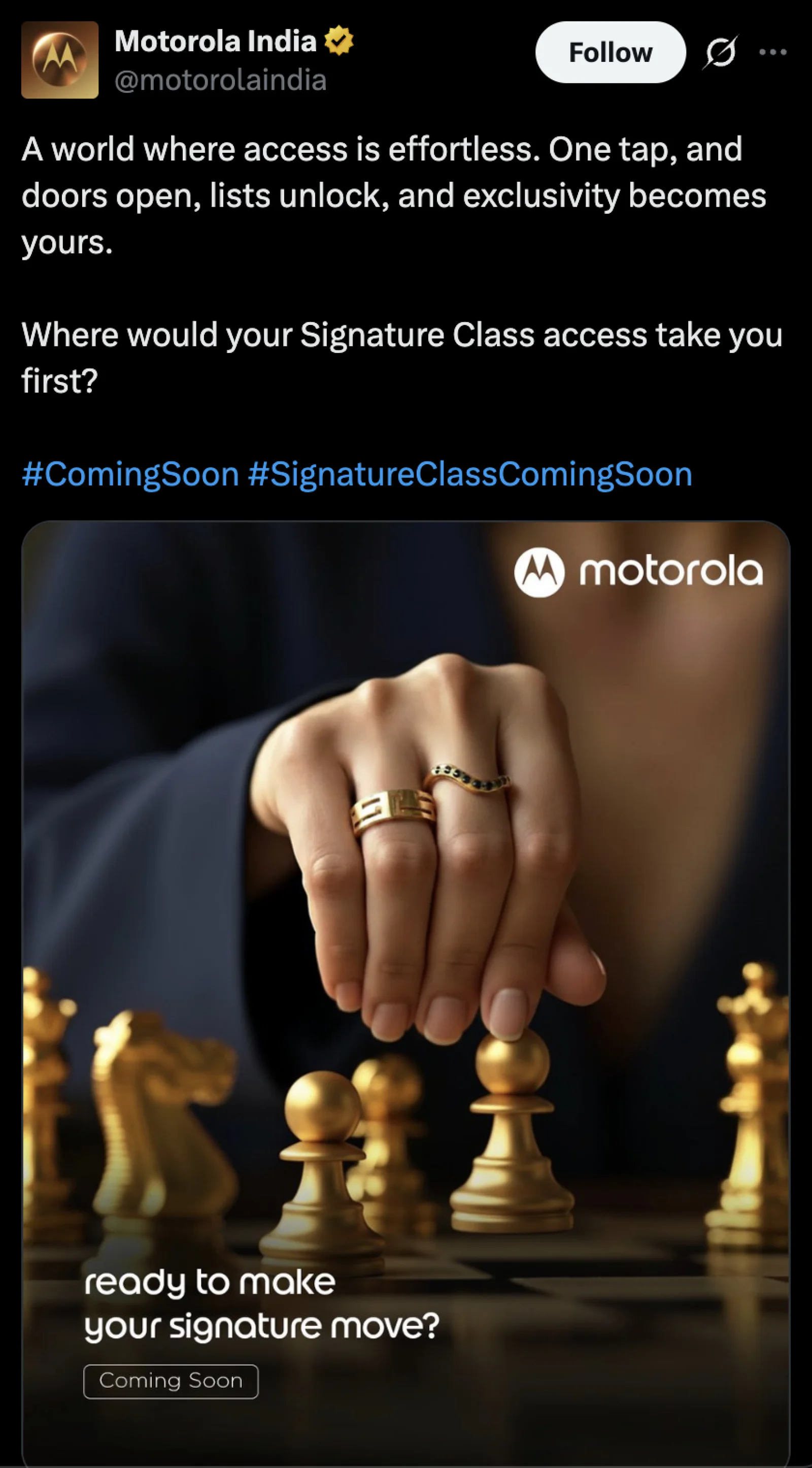 Motorola Signature India Launch Confirmed: Fabric Back, Periscope Camera, Snapdragon 8 Gen 5