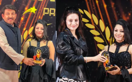 Actress Shanaya Sharma Wins Delhi Star Award 2025