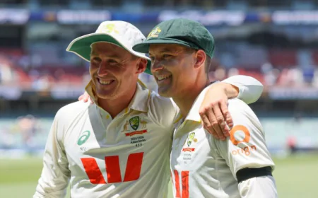 Todd Murphy, Jhye Richardson Named in Australia Squad for Boxing Day Ashes Test