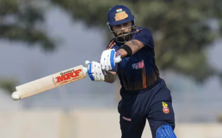 Vijay Hazare Trophy: Rohit Sharma Out for Golden Duck as Kohli Eyes Back-to-Back Tons