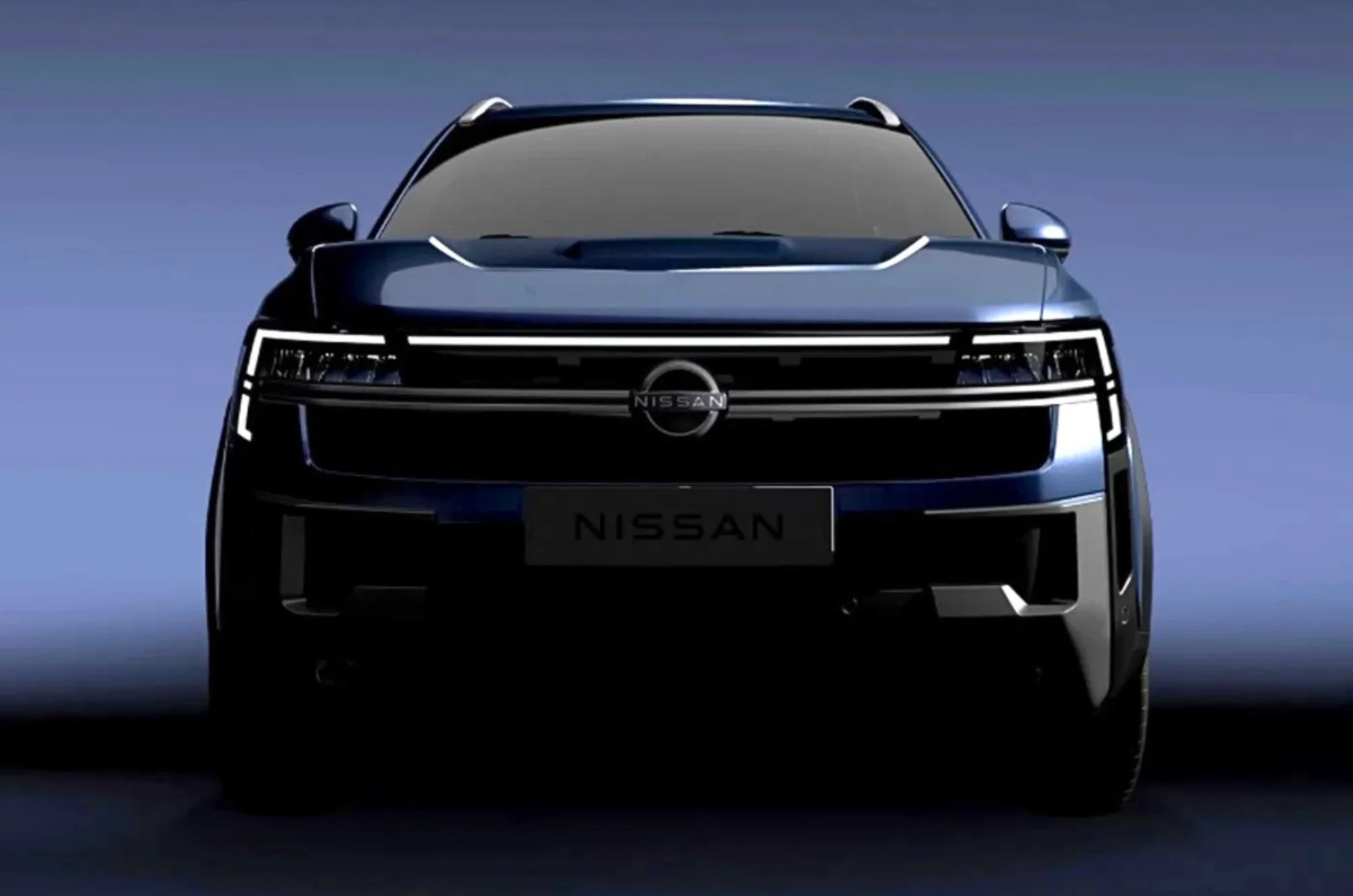 From Chrome Grille to LED Tail Lamps: Nissan Tekton Teaser Reveals Key Design Elements