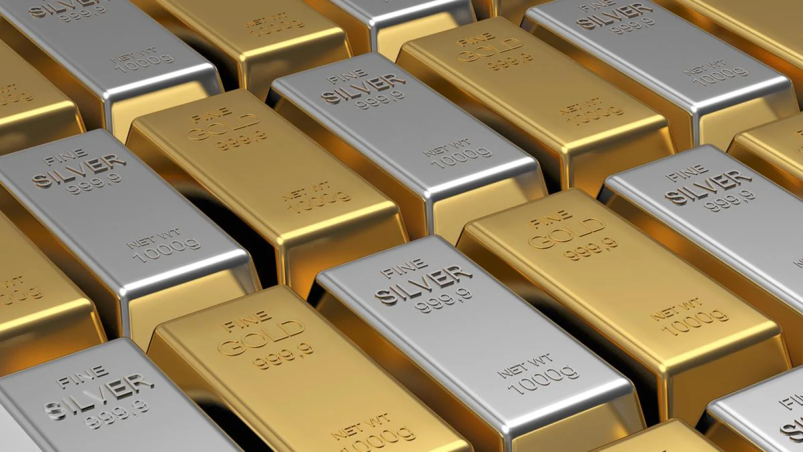 Gold on Track for Weekly Gain Above 7% as Silver Climbs