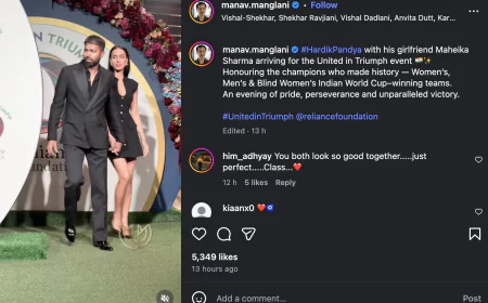 Hardik Pandya Makes Public Appearance with Mahika Sharma Ahead of T20 World Cup 2026