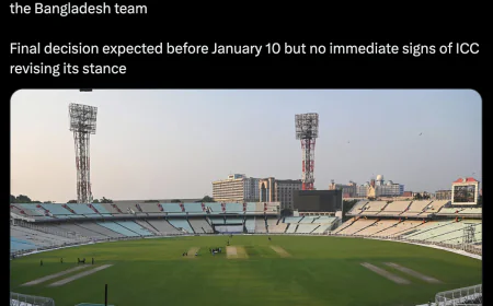 ICC Stands Firm on Bangladesh Matches Despite BCB’s Security Concerns