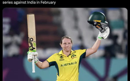 Alyssa Healy Calls Time on International Cricket, Test at WACA to Be Farewell