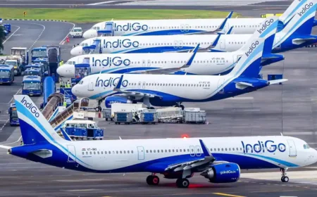 DGCA Fines IndiGo ₹22.20 Crore Over Massive Flight Cancellations in December