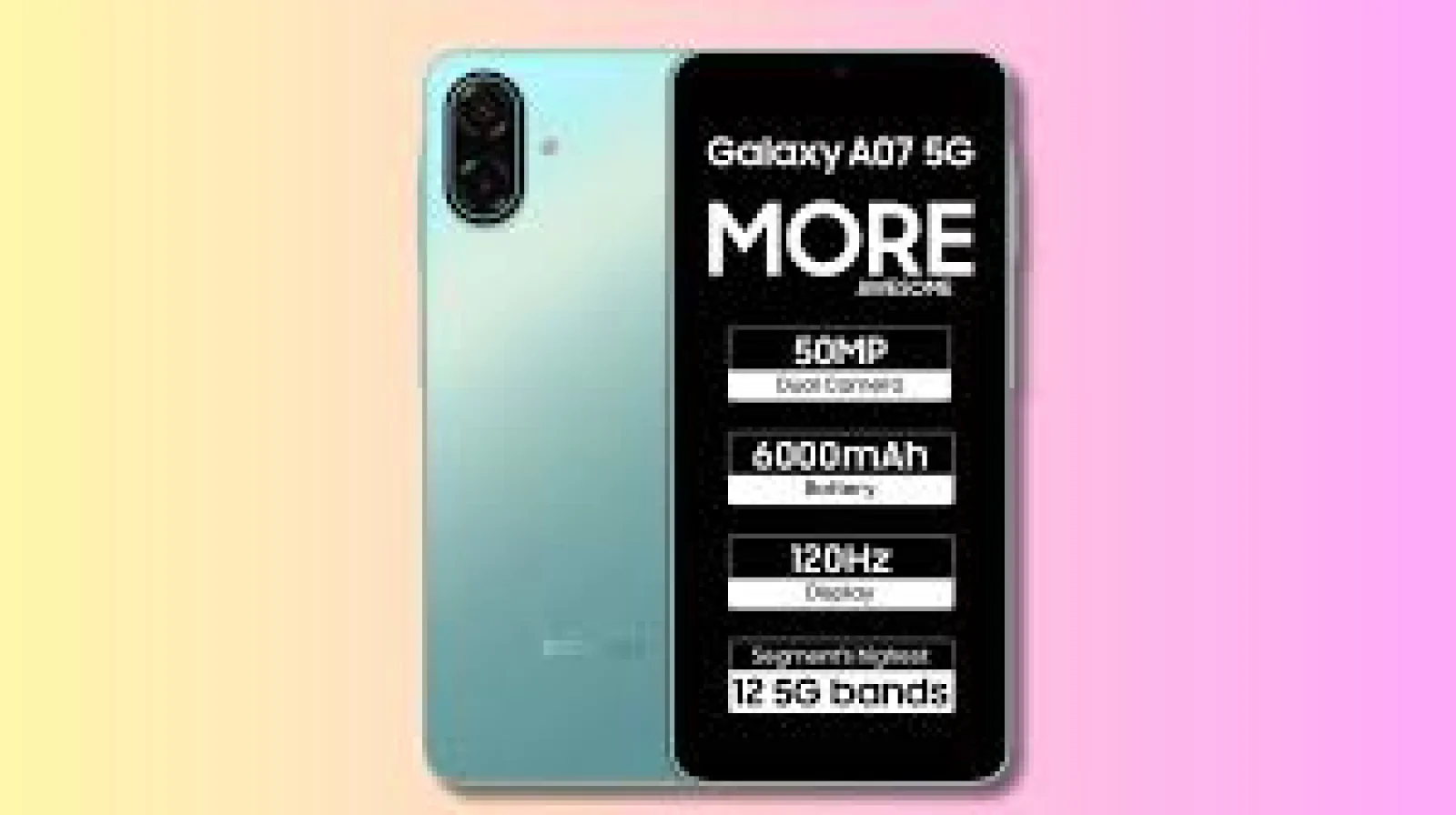 Samsung Galaxy A07 5G Launched in India With 6,000mAh Battery and Dimensity 6300