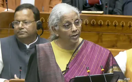 Gross Tax Receipts Estimated at ₹44.04 Lakh Crore, Sitharaman Tells Lok Sabha