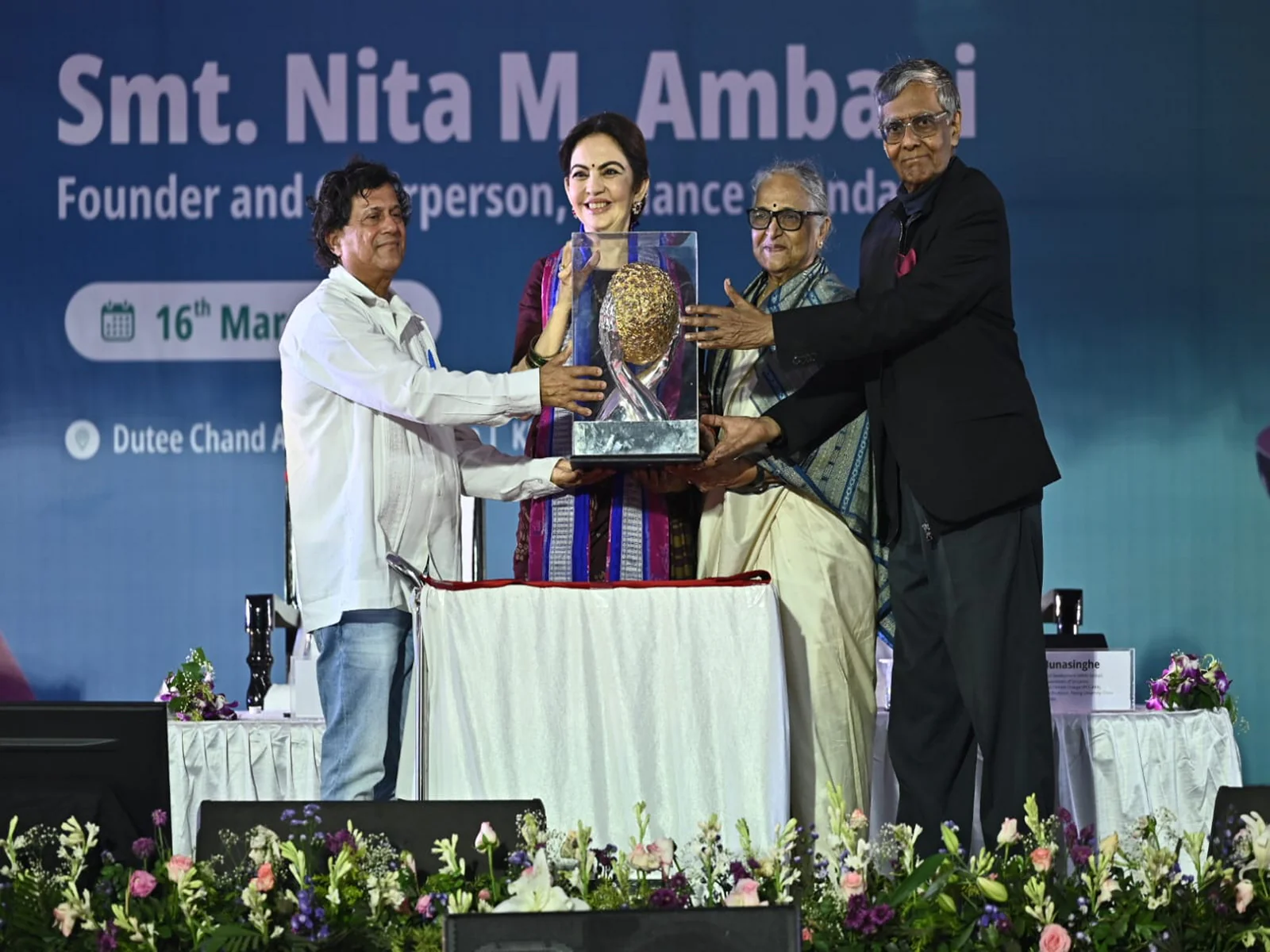 Nita Ambani Awarded KISS Humanitarian Honour for Education, Women Empowerment