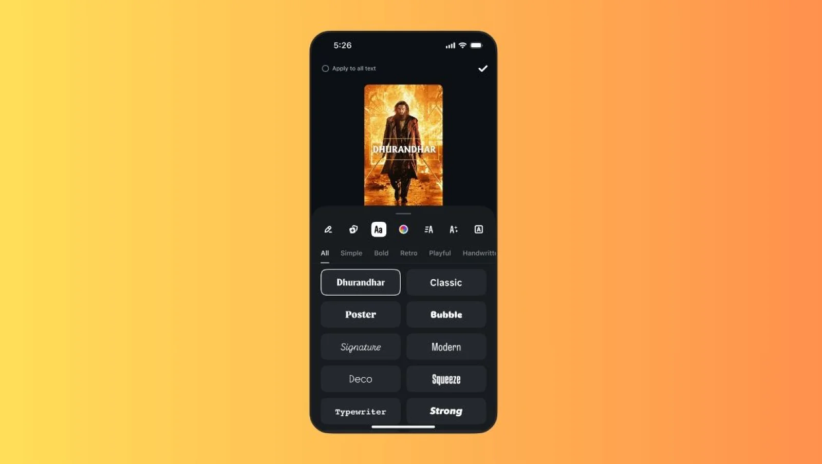 Instagram Rolls Out ‘Dhurandhar: The Revenge’-Inspired Font for Reels