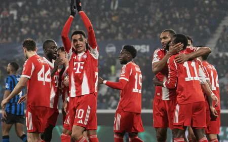 Bayern Munich Thrash Atalanta 6-1 as Atlético Madrid Beat Tottenham Hotspur in UEFA Champions League