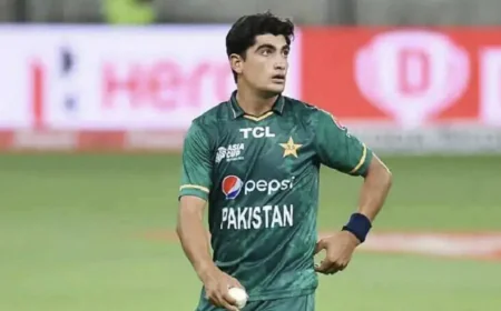 Pakistan Cricket Board Acts Against Naseem Shah Over Alleged Contract Violation