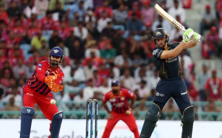 Half-Centuries from Shubman Gill and Jos Buttler Power Gujarat Titans to Comfortable Win Over Lucknow Super Giants