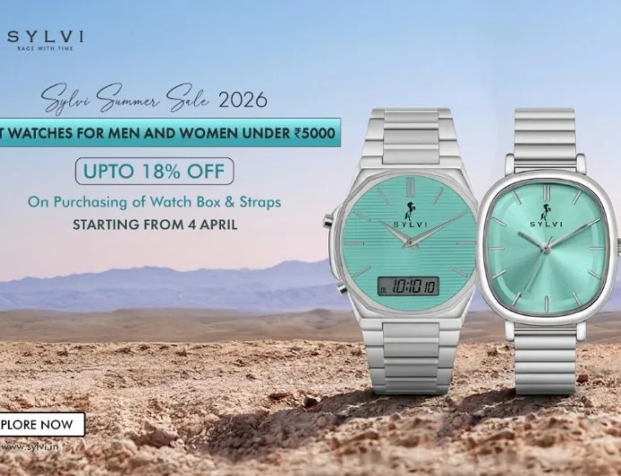 Sylvi Summer Sale 2026: Best Watches for Men and Women Under ₹5000
