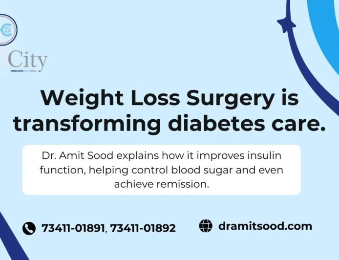 How Weight Loss Surgery Reverses Diabetes - Dr Amit Sood Explains 