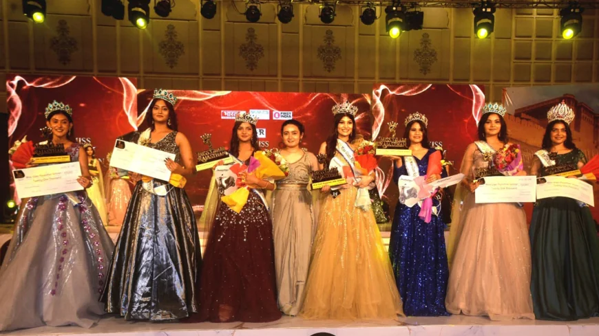 Anshika Gupta Crowned Blackrock Miss Glam Rajasthan 2026