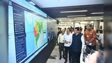 Maha CM Warns Firms to Allow WFH Amid Heavy Rain Red Alert