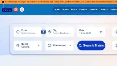 New IRCTC Website Goes Live in Beta: Faster Tatkal Booking, Cleaner Design and Key Features Explained