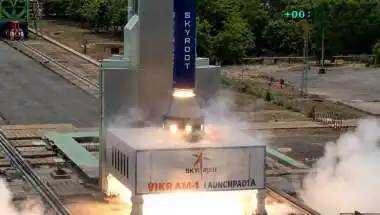 India's First Private Orbital Rocket Vikram-1 Lifts Off Successfully, Marking Historic Milestone for Space Sector