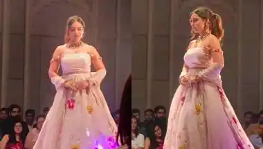 Model Chetna Atrey Draws Attention at Jaipur Couture Show
