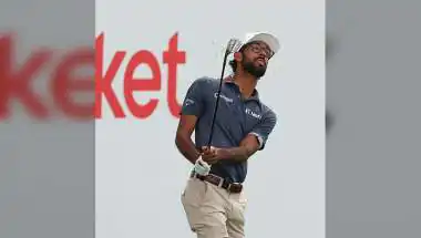 Bhatia Slips to T-22 as Hovland Grabs Lead at Tour Championship