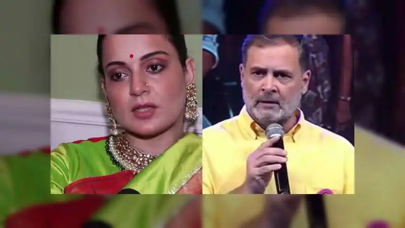 Kangana Ranaut Hits Back at Rahul Gandhi Over ‘End Patriarchy’ Remark Amid Kriti Sanon Controversy