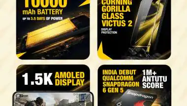 POCO X8 Power 5G Under ₹35,000: 10,000mAh Battery, 120Hz AMOLED Display and 100W Charging