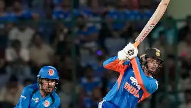 India vs Afghanistan 1st T20I: India Win by 7 Wickets as Abhishek Sharma Hits 82 Off 32 Balls